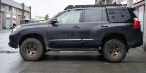Lexus GX Exterior MOLLE Panels - Rear Window Overland Storage System